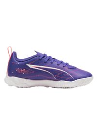 Puma - Buty Piłkarskie Ultra 5 Play Ze Sztuczną Nawierzchnią Dla Dzieci I Niemowląt. Kolor: fioletowy. Sport: piłka nożna