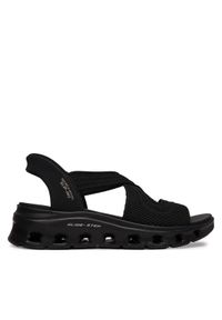 skechers - Skechers Sandały Slip-ins Glide-Step 119557/BBK Czarny. Kolor: czarny. Materiał: materiał #1