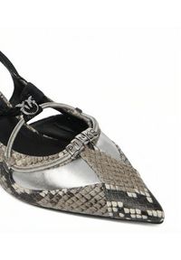 Pinko - PINKO Czółenka Gianira 30 SD0547 P042 Szary. Kolor: szary. Materiał: skóra #6