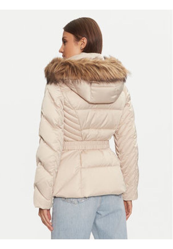 Guess Kurtka puchowa New Olga W4BL53 WEX52 Beżowy Regular Fit. Kolor: beżowy. Materiał: syntetyk