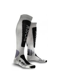 Skarpety narciarskie dla kobiet X-Socks Ski Metal. Kolor: szary. Sport: narciarstwo