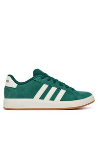 Adidas - adidas Sneakersy Grand Court 00s JP5893 Zielony. Kolor: zielony. Materiał: zamsz, skóra