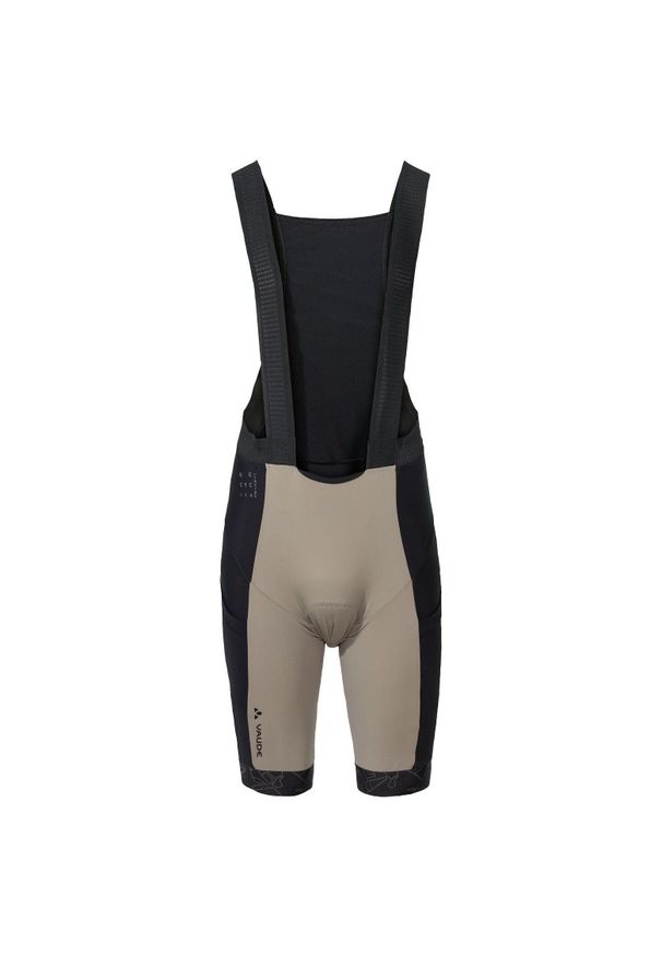 Vaude - Szorty kolarskie z ramiączkami VAUDE Kuro II. Kolor: szary, brązowy, wielokolorowy. Sport: kolarstwo