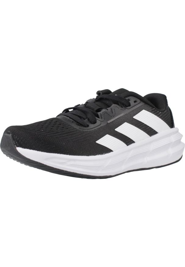 Adidas - Kapcie ADIDAS QUESTAR 3 W Czarny. Kolor: czarny, szary, wielokolorowy. Materiał: syntetyk, tkanina. Styl: sportowy