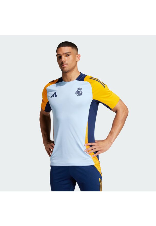 Adidas - Koszulka Real Madrid Tiro 24 Competition Training. Kolor: niebieski, wielokolorowy, pomarańczowy. Materiał: materiał