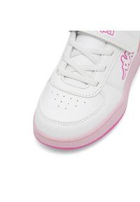 Kappa Sneakersy Logo Malone Ev Kid 36185LW Biały. Kolor: biały. Materiał: skóra