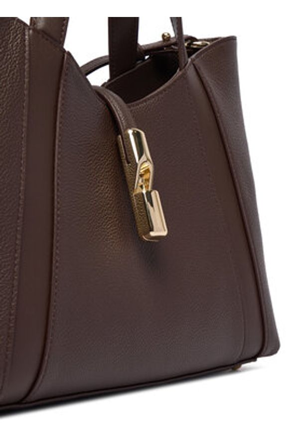 Furla Torebka Goccia Shopper Bag S WB01789 BX3353 KH 2460S Brązowy. Kolor: brązowy. Materiał: skórzane