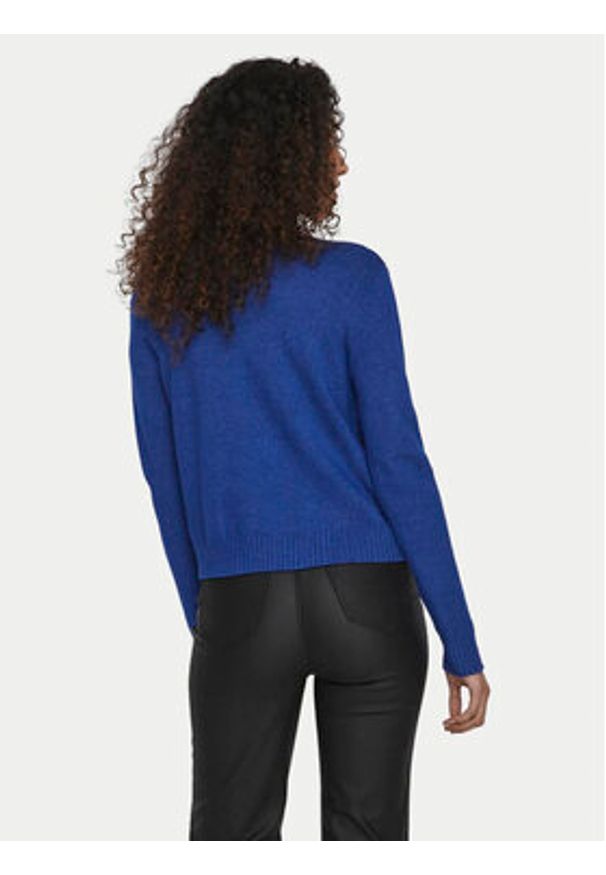 Vila Kardigan Ril 14060800 Niebieski Regular Fit. Kolor: niebieski. Materiał: syntetyk