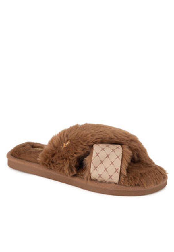 MEXX Kapcie MI002004343W Brązowy. Kolor: brązowy. Materiał: materiał
