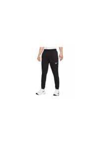 Spodnie sportowe męskie Nike Drifit. Kolor: czarny, biały, wielokolorowy. Materiał: dresówka. Długość: długie