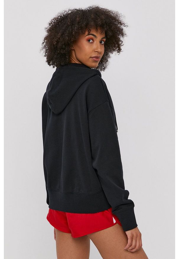 Nike Sportswear - Bluza. Kolor: czarny. Materiał: dzianina. Wzór: nadruk