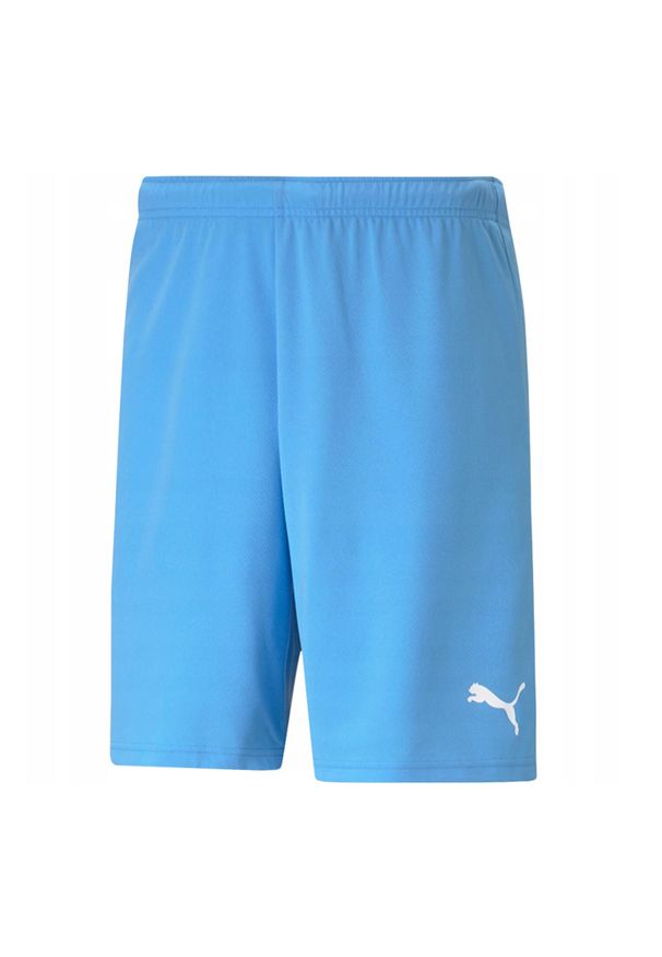 Puma - Męskie Spodenki TeamRISE. Kolor: niebieski. Sport: turystyka piesza