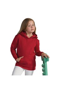 SG - Dziecięca Bluza Sportowa Unisex Kaptur Pulower. Kolor: czerwony