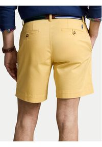 Polo Ralph Lauren Szorty materiałowe 710799213011 Żółty Slim Fit. Kolor: żółty. Materiał: bawełna