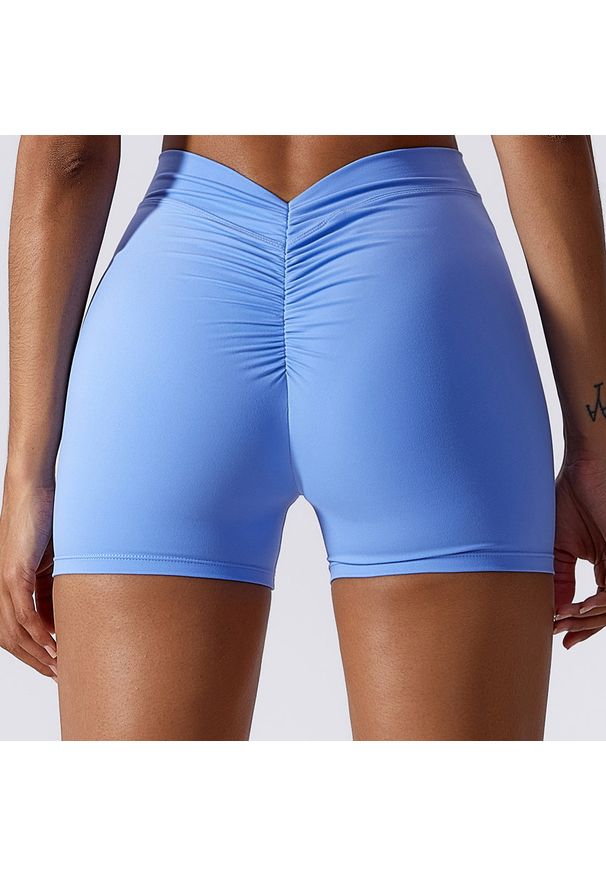 Intica - Szorty sportowe modelujące pośladki elastyczne Mirosava. Kolor: szary. Materiał: materiał. Sport: fitness