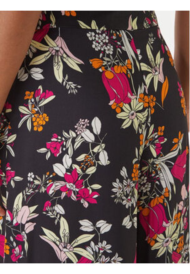 SIMONA CORSELLINI - Simona Corsellini Spodnie materiałowe P26CPPG00301 Czarny Regular Fit. Kolor: czarny. Materiał: wiskoza