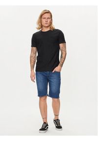 Blend T-Shirt 20716864 Czarny Regular Fit. Kolor: czarny. Materiał: bawełna