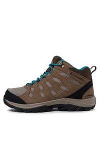 columbia - Columbia Trekkingi Redmond III Mid Waterproof BL0168 Brązowy. Kolor: brązowy. Materiał: zamsz, skóra
