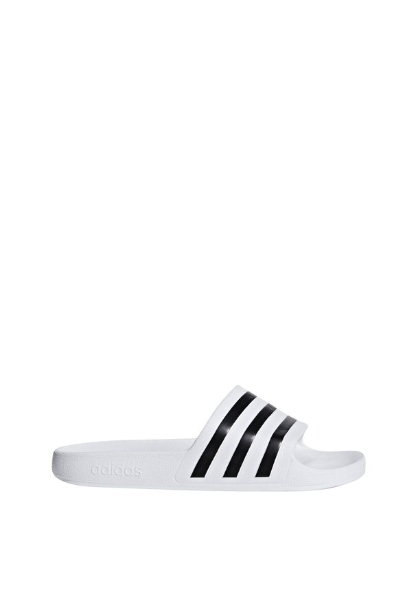 Adidas - Klapki Męskie adidas Adilette Aqua. Okazja: na plażę. Kolor: czarny, biały, wielokolorowy. Sezon: lato. Styl: sportowy
