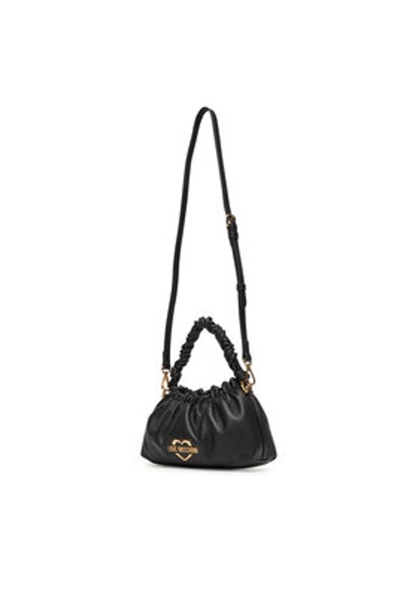 Love Moschino - LOVE MOSCHINO Torebka JC4310PP0MK1300A Czarny. Kolor: czarny. Materiał: skórzane