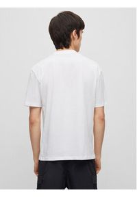 Hugo T-Shirt Dalkan 50494591 Biały Relaxed Fit. Kolor: biały. Materiał: bawełna