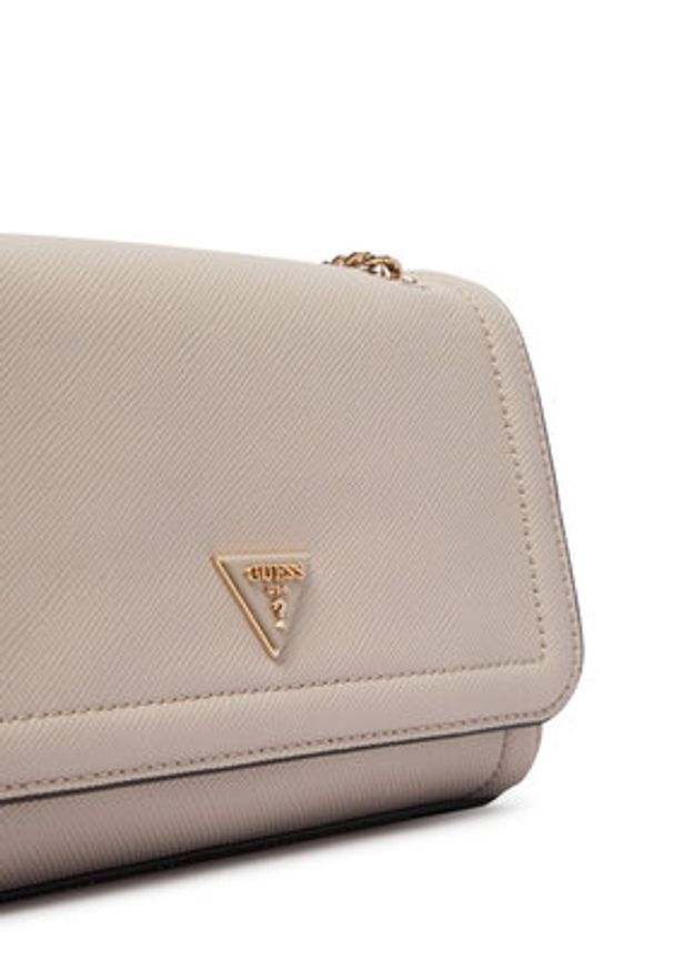 Guess Torebka Noelle II HWZG96 72210 Beżowy. Kolor: beżowy. Materiał: skórzane