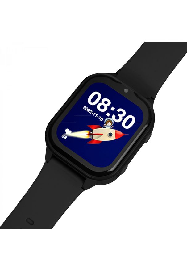 GARETT - Garett Kids Sun Ultra 4G czarny. Rodzaj zegarka: smartwatch. Kolor: czarny