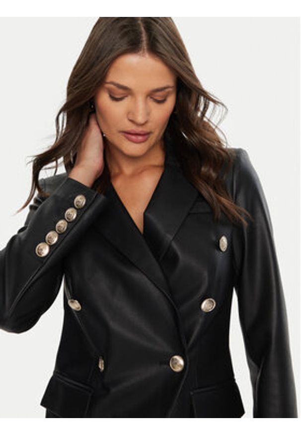 Marciano Guess Marynarka 4YGN14 7114A Czarny Regular Fit. Kolor: czarny. Materiał: syntetyk