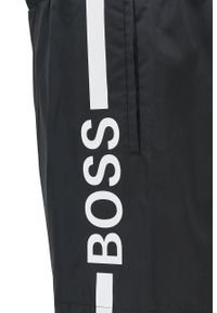 BOSS - Boss Szorty kąpielowe kolor czarny. Kolor: czarny. Materiał: tkanina. Wzór: nadruk #3