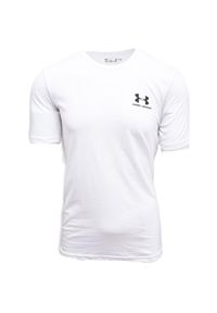 Koszulka Under Armour Sportstyle Left Chest Logo. Kolor: czarny, biały, wielokolorowy. Sport: fitness