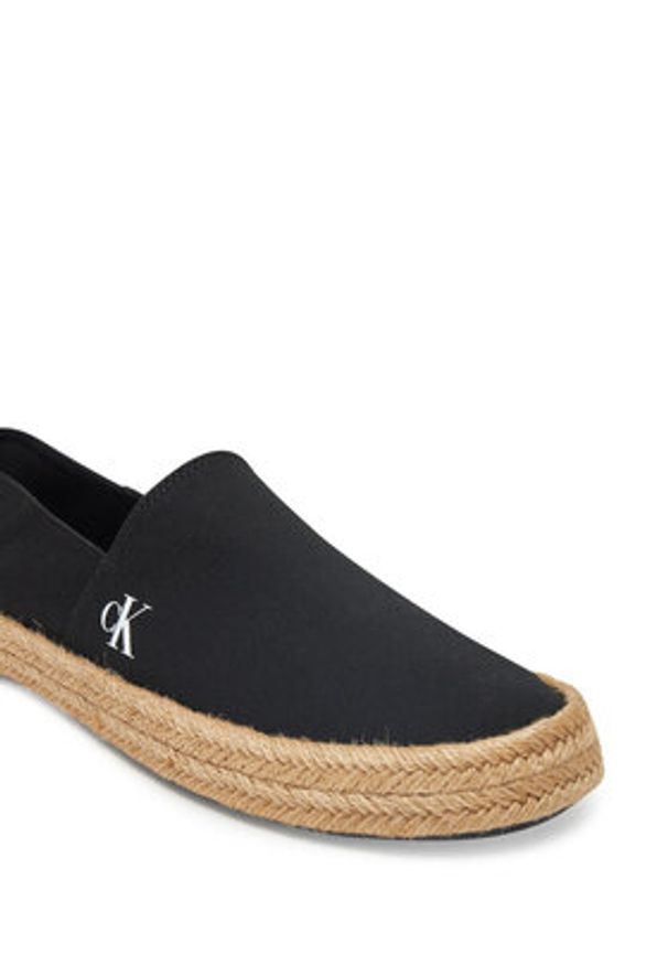 Calvin Klein Jeans Espadryle Inj Espadrille Cv YM0YM01251 Czarny. Kolor: czarny. Materiał: materiał