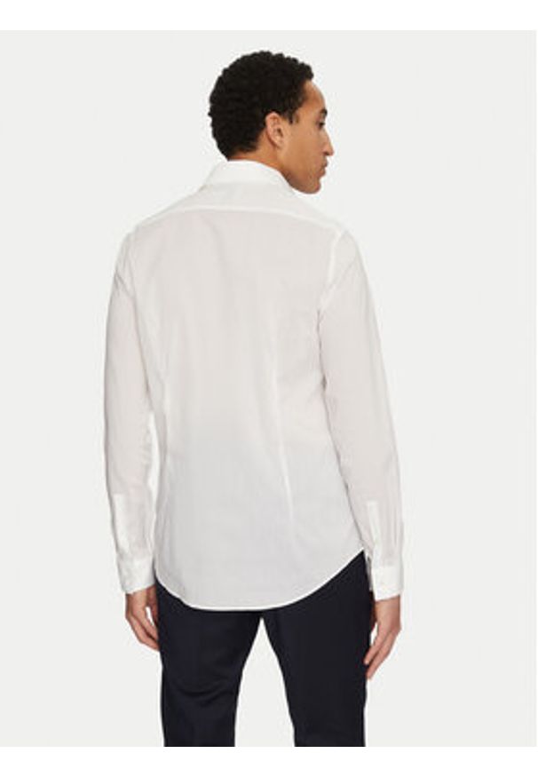 Calvin Klein Koszula K10K114356 Biały Regular Fit. Kolor: biały. Materiał: lyocell