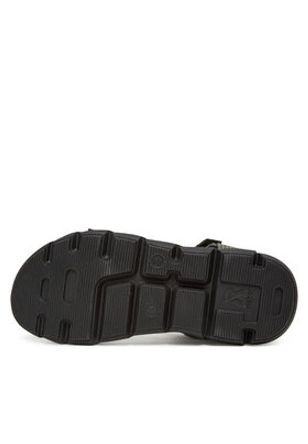 Rieker Sandały 20805-54 Czarny. Kolor: czarny. Materiał: materiał