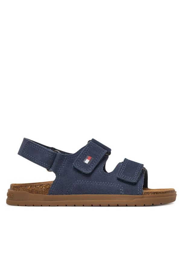 TOMMY HILFIGER - Sandały Tommy Hilfiger. Kolor: niebieski