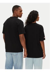 Hunter T-Shirt Abele UNISEX HARU0007251 Czarny Regular Fit. Kolor: czarny. Materiał: bawełna #7