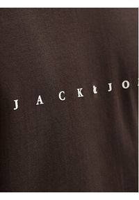 Jack & Jones T-Shirt Star 12234746 Brązowy Relaxed Fit. Kolor: brązowy. Materiał: bawełna #3