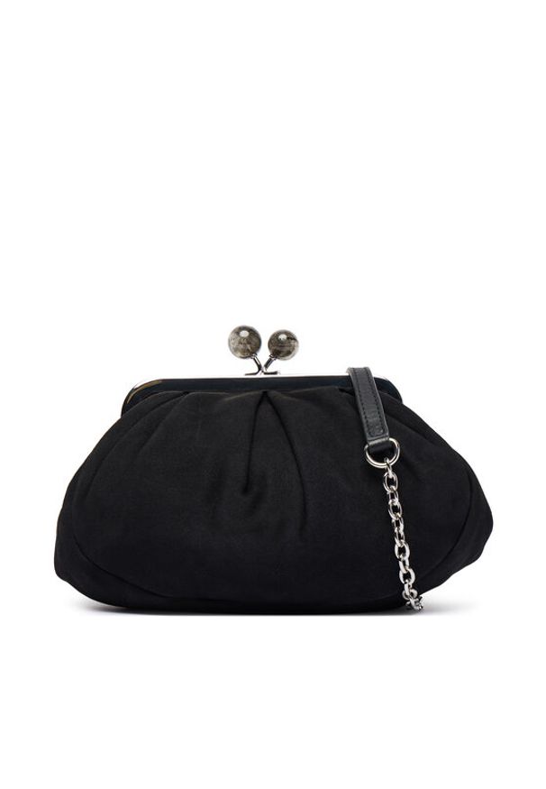 Weekend Max Mara Torebka 2615511014650 Czarny. Kolor: czarny. Materiał: zamszowe, skórzane