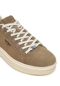 Aeronautica Militare Sneakersy 251SC307PL278 Beżowy. Kolor: beżowy. Materiał: skóra #5