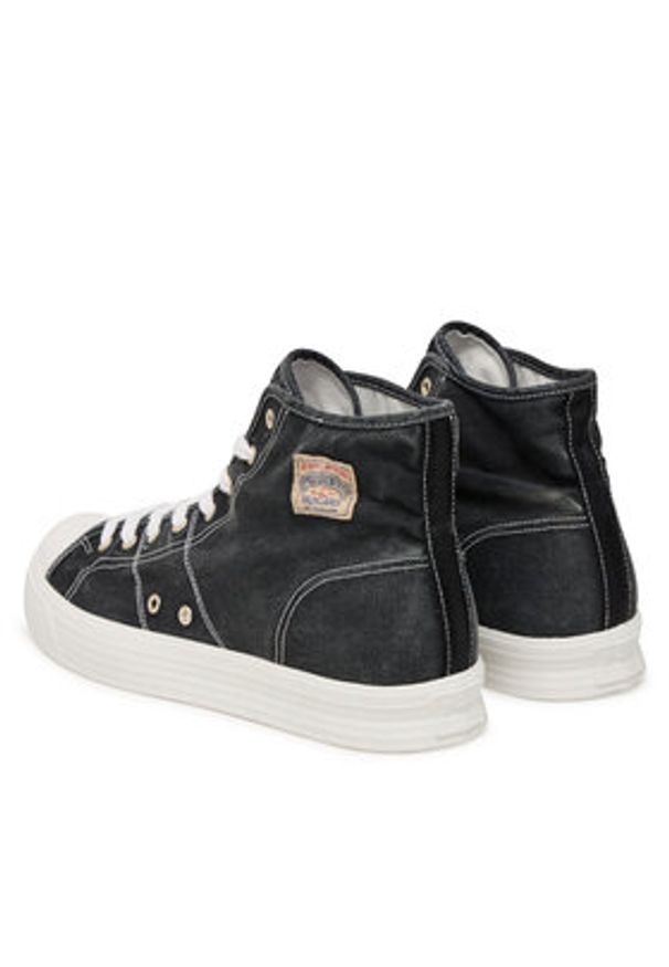 Polo Ralph Lauren Trampki Ayers Mid Sk Ltl 809P07628003 Czarny. Kolor: czarny. Materiał: materiał