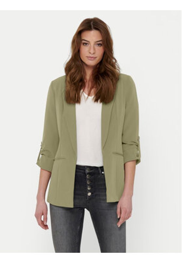 only - ONLY Marynarka Kayle 15218743 Zielony Regular Fit. Kolor: zielony. Materiał: syntetyk