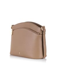 Ochnik - Beżowa skórzana torebka damska. Kolor: beżowy. Materiał: skórzane #5