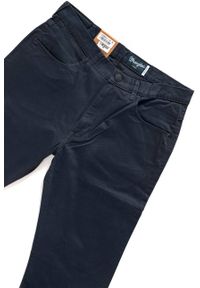 Wrangler - WRANGLER SPODNIE MĘSKIE ARIZONA NAVY W12OFF114. Materiał: materiał