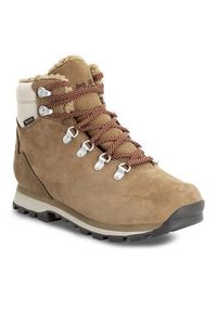 Jack Wolfskin Trekkingi Thunder Bay Texapore Mid W 4053681 Brązowy. Kolor: brązowy. Materiał: skóra, nubuk