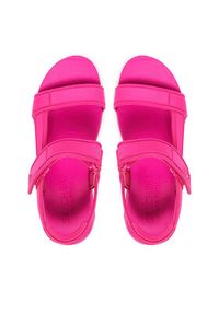 skechers - Skechers Sandały Uno-Fun Stand 119814/HTPK Różowy. Kolor: różowy. Materiał: materiał #4