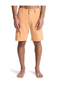Quiksilver - Spodenki kąpielowe typu amphibian dla Mężczyzn UNION HEATHER AMPH 19" Brązowy. Kolor: brązowy. Materiał: elastan, poliester, materiał. Styl: sportowy