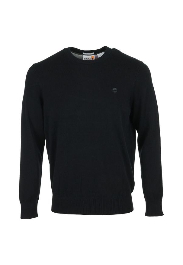 Timberland - Sweter Williams River Rozmiar S Czarny - TB0A2BMMX65. Kolor: czarny. Materiał: bawełna. Wzór: aplikacja