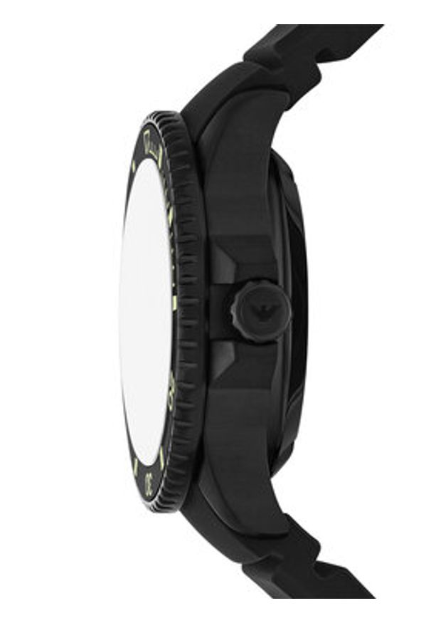 Emporio Armani Zegarek Sea Explorer AR60085 Czarny. Kolor: czarny. Materiał: syntetyk