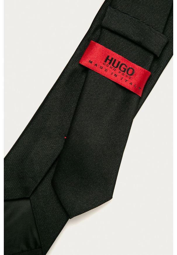 Hugo - Krawat. Kolor: czarny