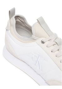 Calvin Klein Sneakersy Retro Runner YM0YM01414 Kremowy. Kolor: kremowy. Materiał: materiał #5