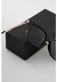 Furla okulary przeciwsłoneczne damskie kolor czarny. Kolor: czarny #5